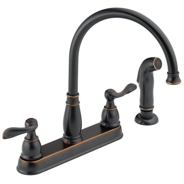 Delta Kitchen Faucet 2-Hndl Spry Orb 21996LF-OB
